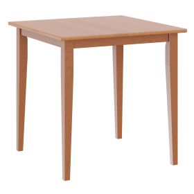 Groveland Square Dining Table; Shaker Leg; Light Oak Finish